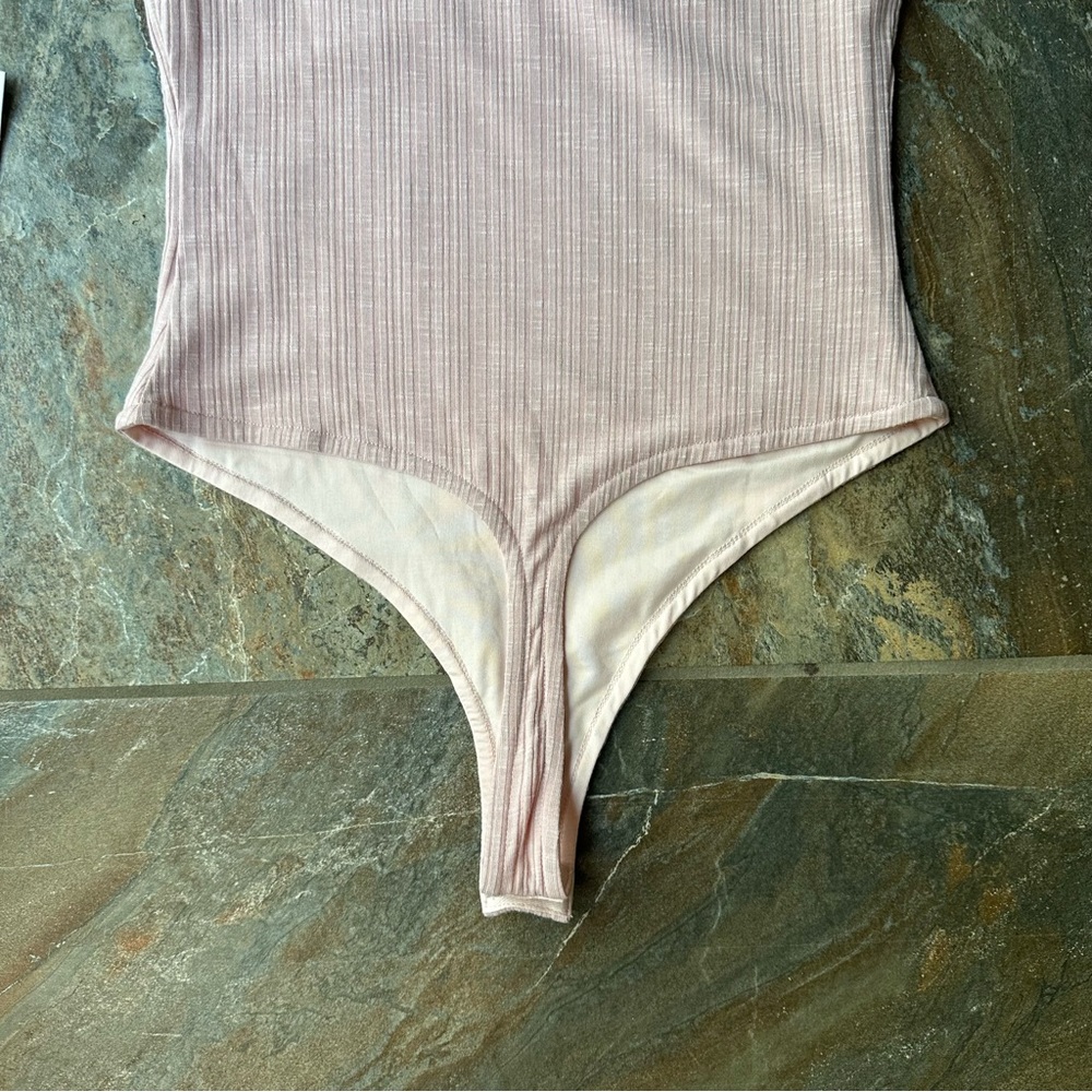 Privacy Please Olive Bodysuit in Pink Lemonade NWT Women’s Size XS - Picture 8 of 13